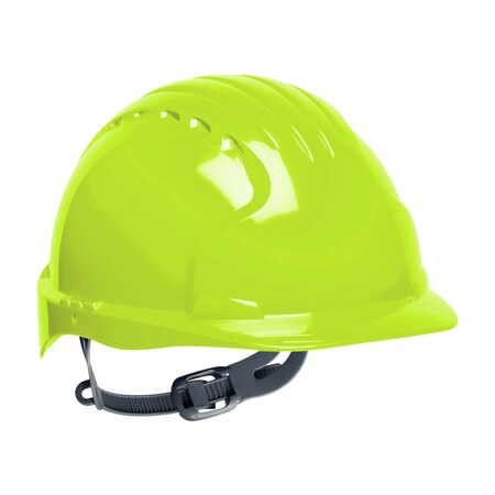 Pip Standard Brim Hard Hat with HDPE Shell, 6-Point Polyester Suspension and Slip Ratchet Adjustment,  280-EV6131-LY